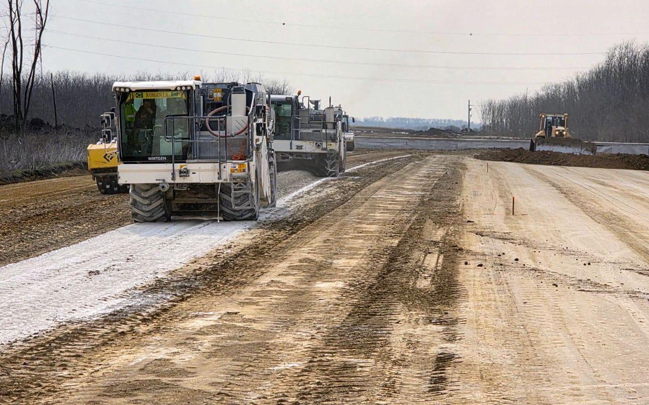 Earthworks and soil stabilisation on the A0 Motorway – North Lot 1